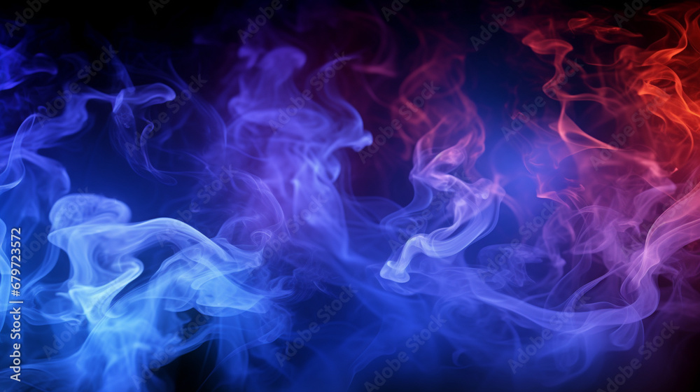 smoke on black background HD 8K wallpaper Stock Photographic Image