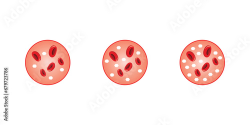 Blood glucose Level Scientific Design. Vector Illustration.