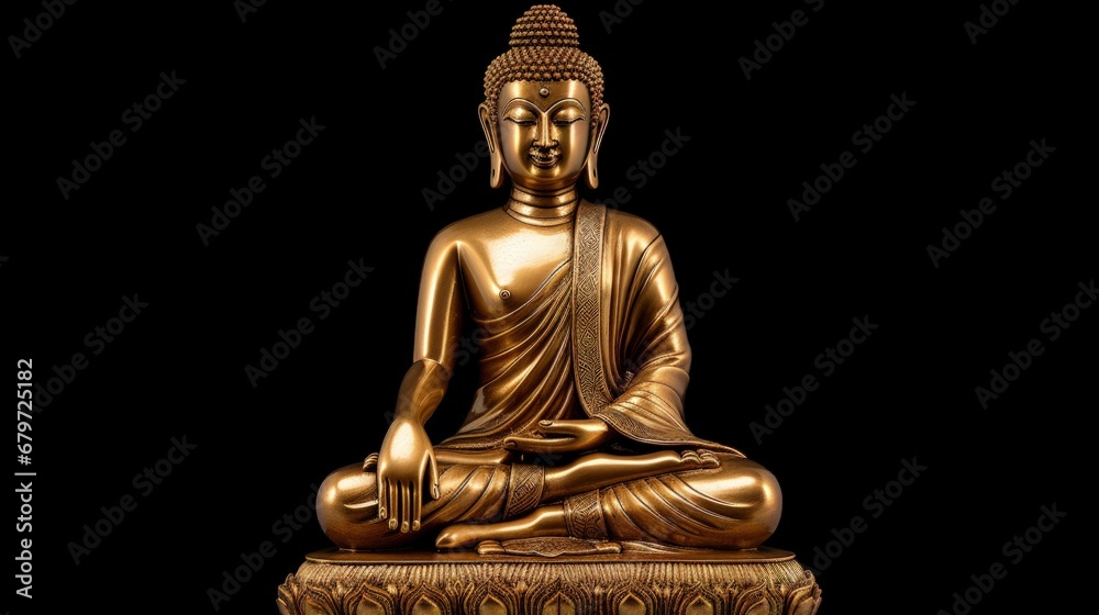 Bronze buddha statue isolated over white with clipping path. Bronze buddha statue isolated over white with clipping path.