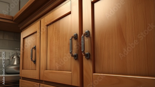 Adjusting fixing cabinet door hinge adjustment on kitchen cabinets photo