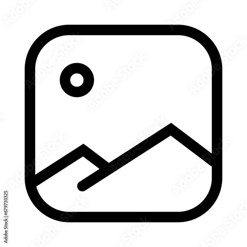Photo icon or image icon