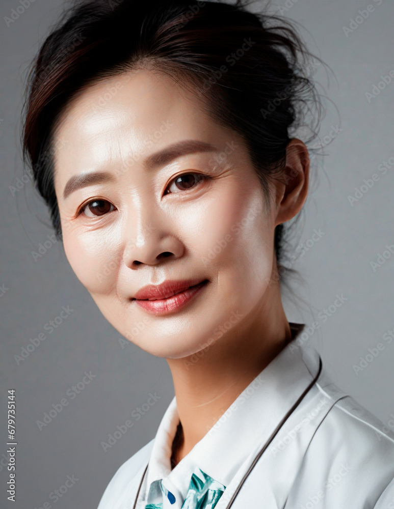 Mature model woman, 50s mid age elderly senior female portrait for beauty, skin, cosmetics, fashion. Beautiful asian pretty old lady smiling. Makeup, skincare, dental. 40s 60s. For ad, advertisement. Mature model woman, 50s mid age elderly senior female portrait for beauty, skin, cosmetics, fashion. Beautiful asian pretty old lady smiling. Makeup, skincare, dental. 40s 60s. For ad, advertisement.