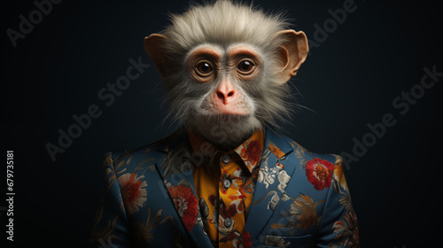 Monkey in nice dress © Robert