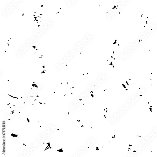 Black grunge texture  grainy  isolated on white background