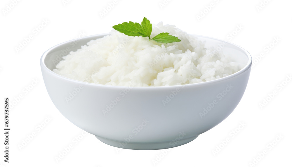 bowl of rice isolated on transparent background cutout bowl of rice isolated on transparent background cutout