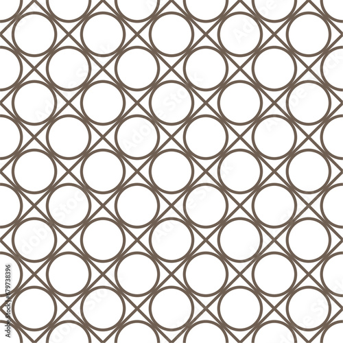 Seamless pattern with a geometric Chinese style