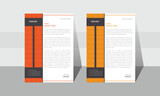 imaginative and cutting-edge corporate enterprise letterhead template design for an A4 layout