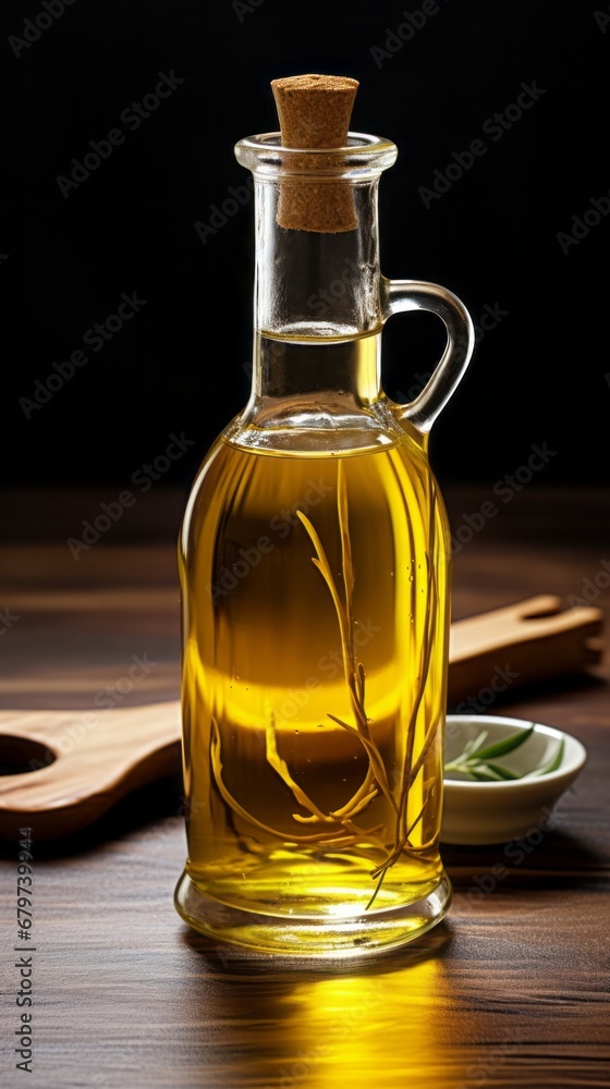 Simplicity in a bottle of oil with cumin. Simplicity in a bottle of oil with cumin.