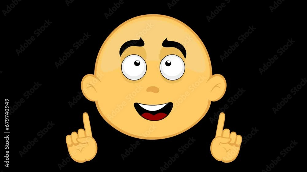 video animation illustration yellow face character emoticon cartoon