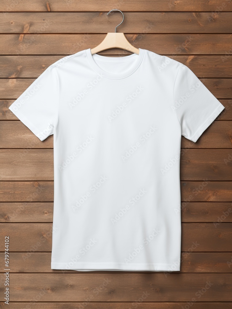 White t-shirt positioned for mockup design,shirt mockup photography , Generative Ai White t-shirt positioned for mockup design,shirt mockup photography , Generative Ai