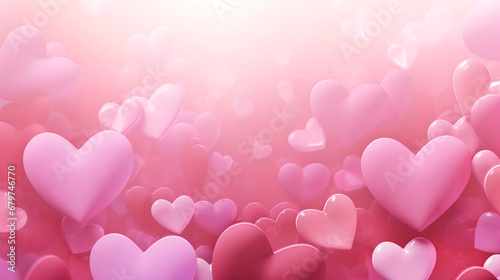 pink and white hearts background