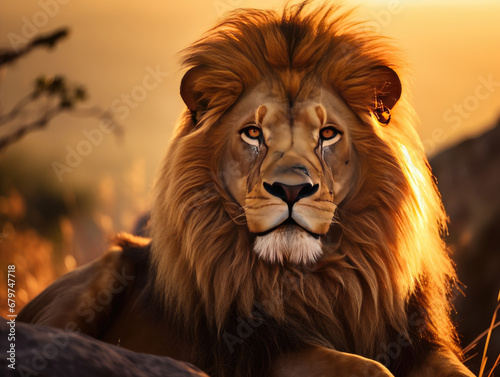 Majestic Lion in the Wild, Generative Ai