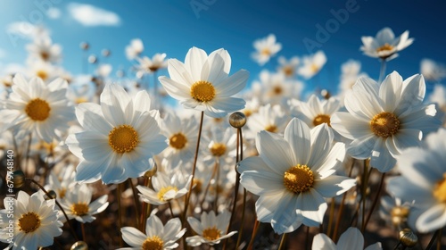 Field Spring Flowers Perfect Sunny Day, HD, Background Wallpaper, Desktop Wallpaper