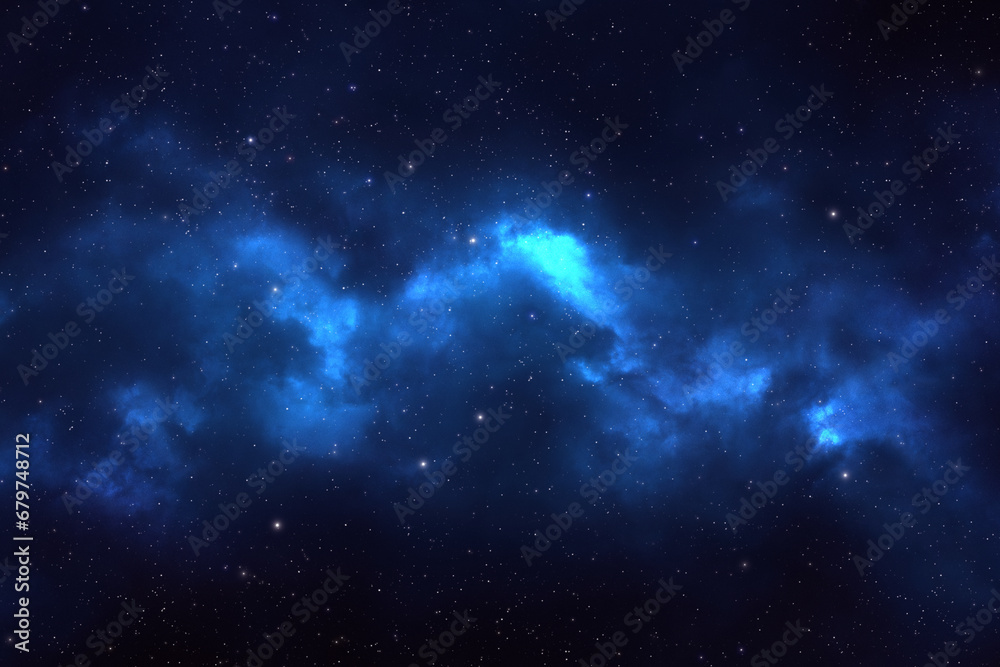 Space background - Universe filled with stars, nebulas and galaxies