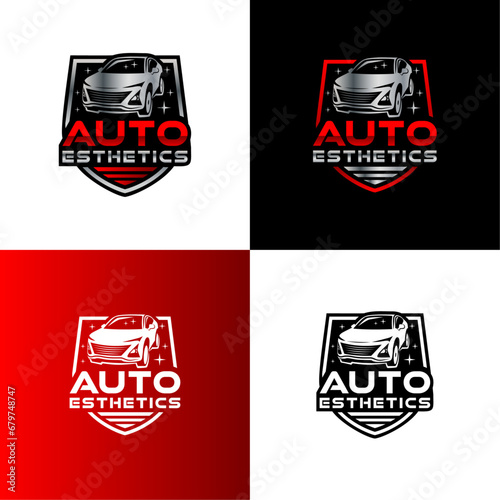 Car Detailing logo, Custom Car logo. photo