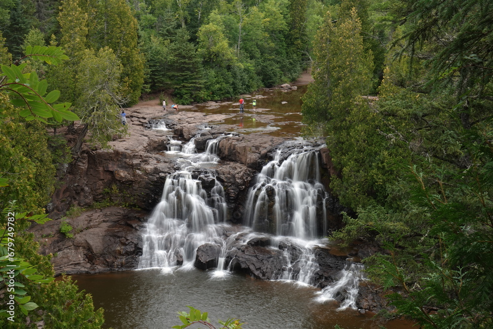 Fototapeta premium water fall in Minnesota