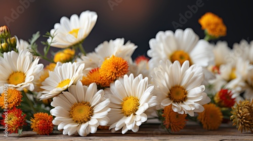 Beautiful Wild Flowers Daisies Butterfly Morning, HD, Background Wallpaper, Desktop Wallpaper © Moon Art Pic