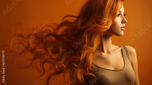 Beautiful Young Girl Long Hair Relaxing, HD, Background Wallpaper, Desktop Wallpaper