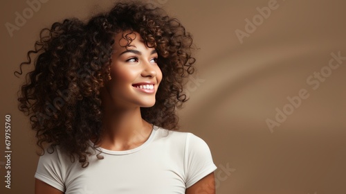 Beautiful African American Woman Curly Afro, HD, Background Wallpaper, Desktop Wallpaper