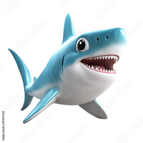 Cute Cartoon Shark