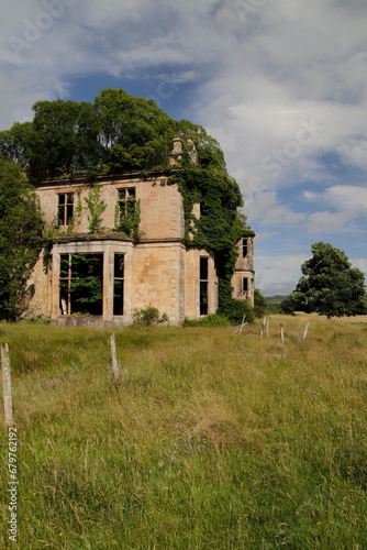 ruins of Poltalloch house, Argyl Scotland photo