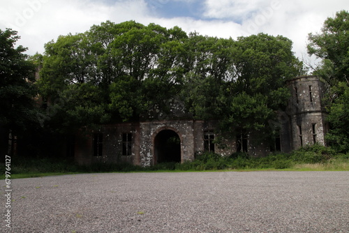 ruins of Poltalloch house, Argyl Scotland photo