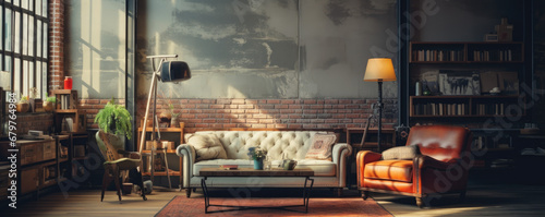 Hipster style interior