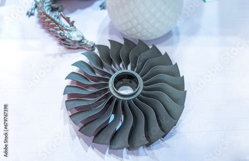 Printing 3D printer jet engine printed model metal