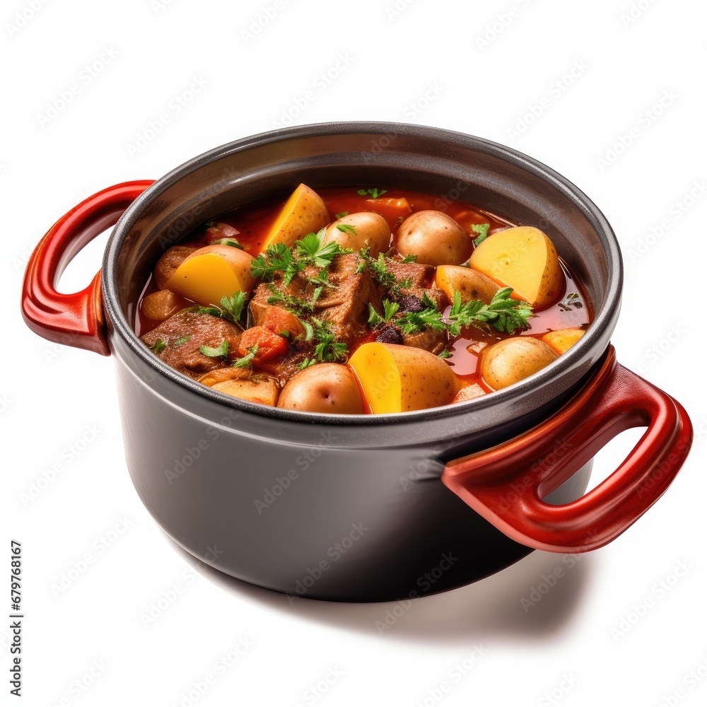 Meat Stew in Pot Meat Stew in Pot