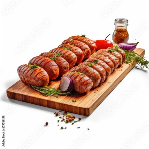 Meat Sausages on Board