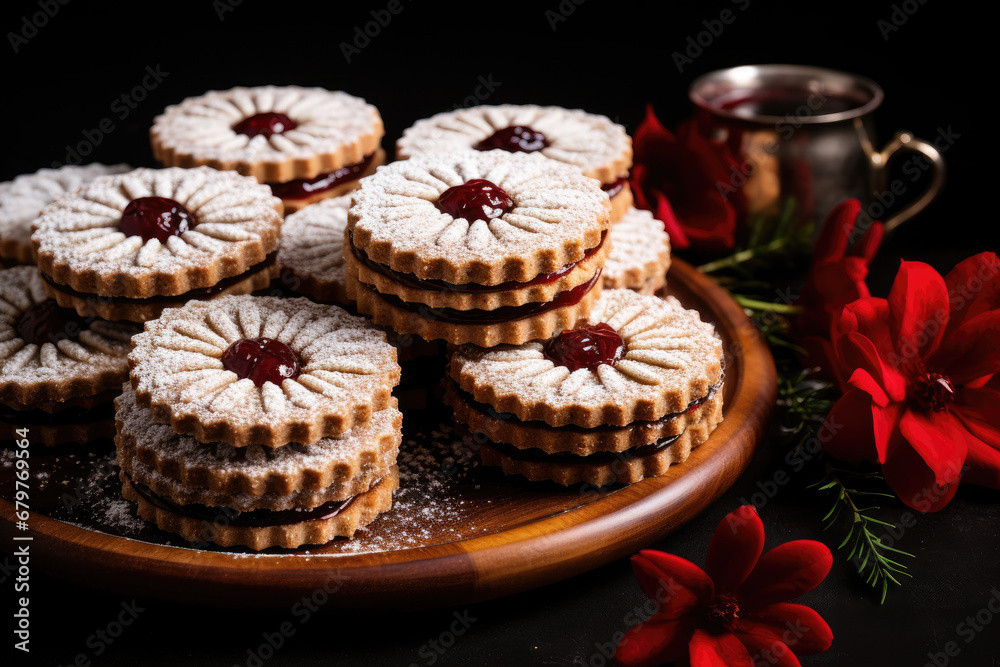 Traditional linzer cookies Traditional linzer cookies