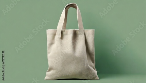 Versatile Cotton Bag for Eco-Friendly - Mockup ecobag. Generative AI. photo