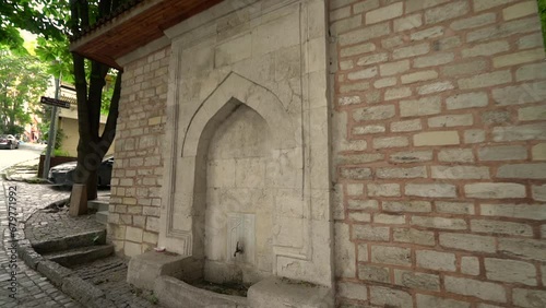 old fountain by Kariye Museum church, Istanbul jk01 photo