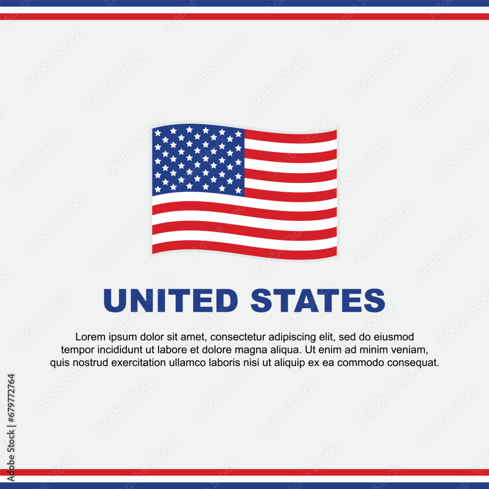 United States Flag Background Design Template. United States Independence Day Banner Social Media Post. United States Design United States Flag Background Design Template. United States Independence Day Banner Social Media Post. United States Design