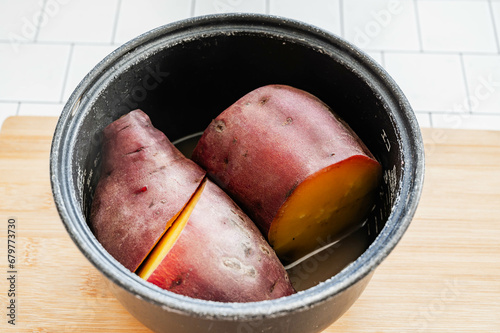 炊飯器焼き芋 photo