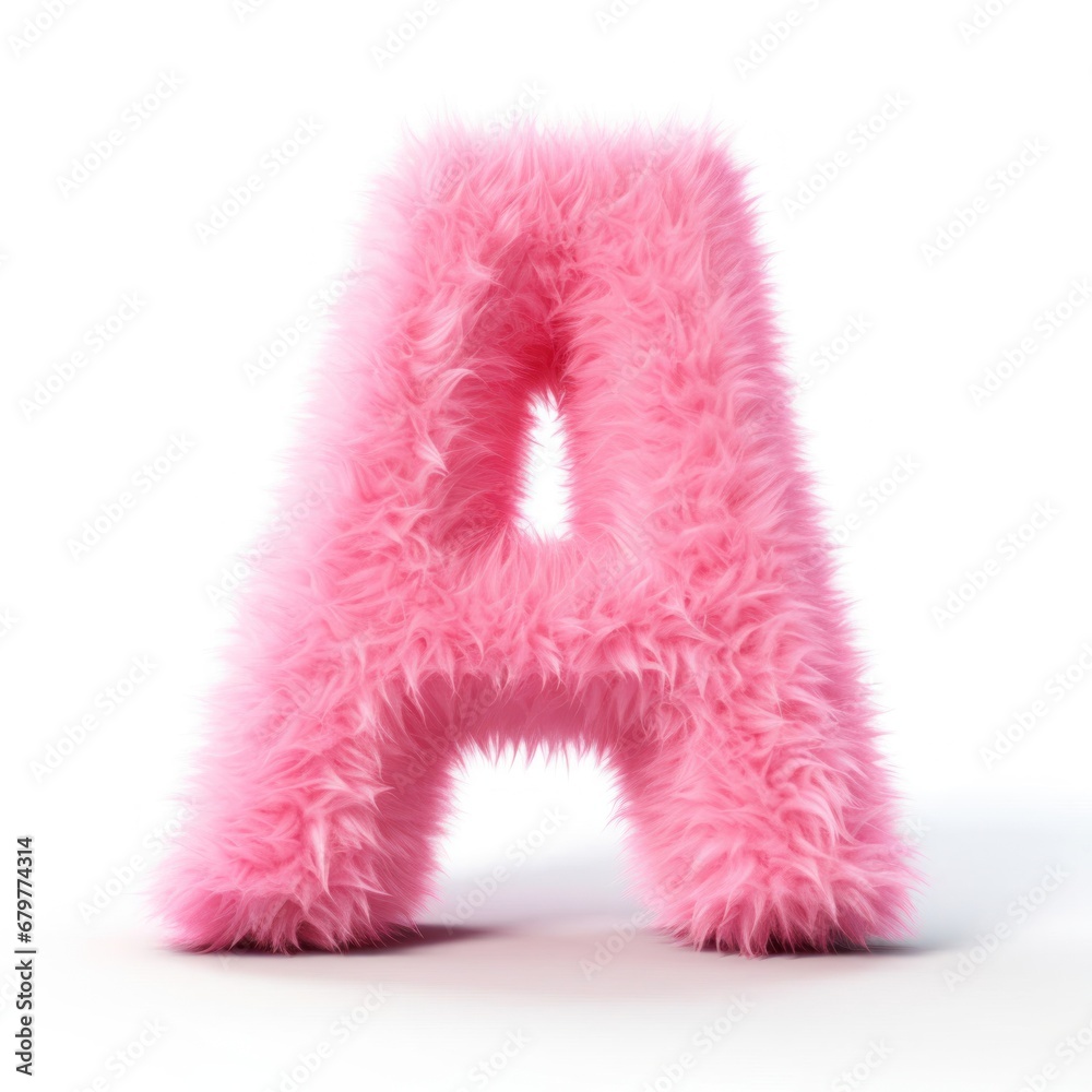 Fluffy Pink Letter Fluffy Pink Letter