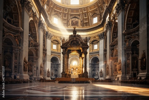 Fotografie, Obraz Interior of St