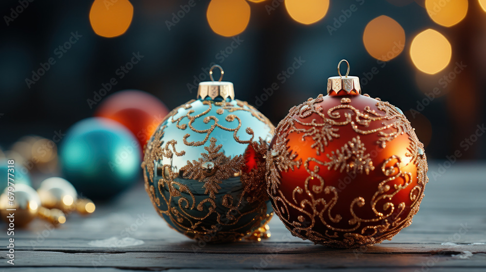 Festive Splendor: Christmas Tree and Decorations. Generative AI Festive Splendor: Christmas Tree and Decorations. Generative AI