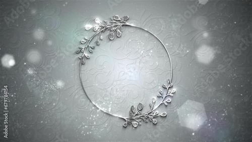 Silver Wedding Background