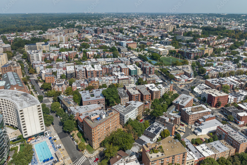 Obraz premium Northwest DC Streetscape