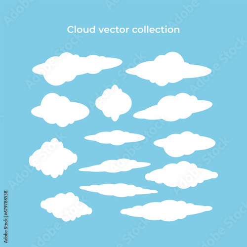 Cloud vector collection