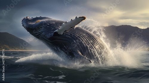  Humpback whale in the summer feeding grounds of the North Atlantic, Iceland photography
