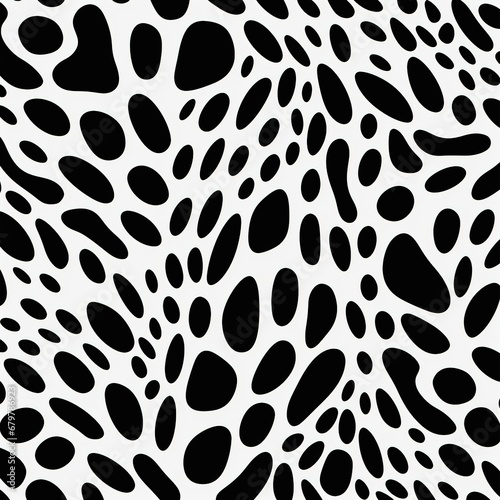Ocelot skin pattern, minimalistic shapes with high detail, simple vectorized