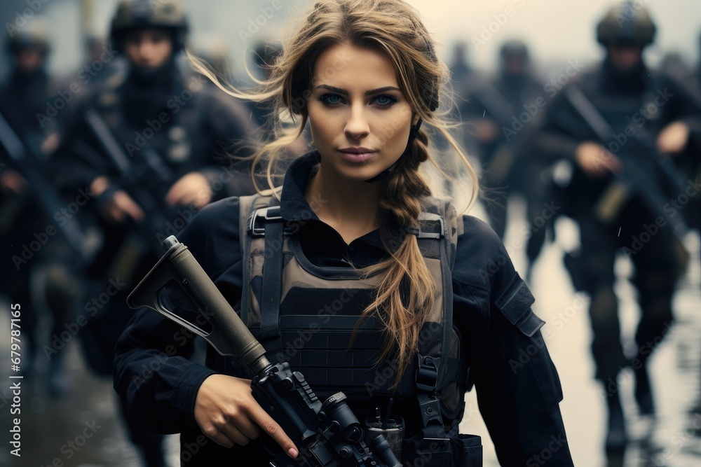Navy of female special forces from around the world.