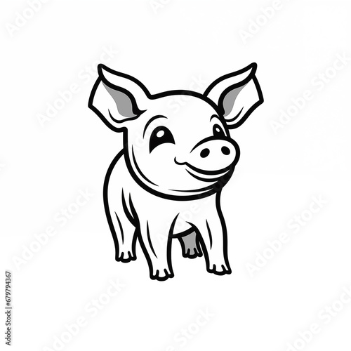 pig cartoon illustration