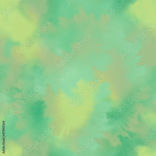 tie dye gradients- green effect