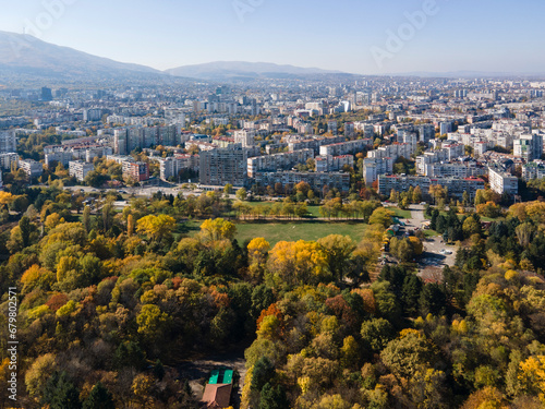 Autumn view of South Park in city of Sofia, Bulgaria © Stoyan Haytov