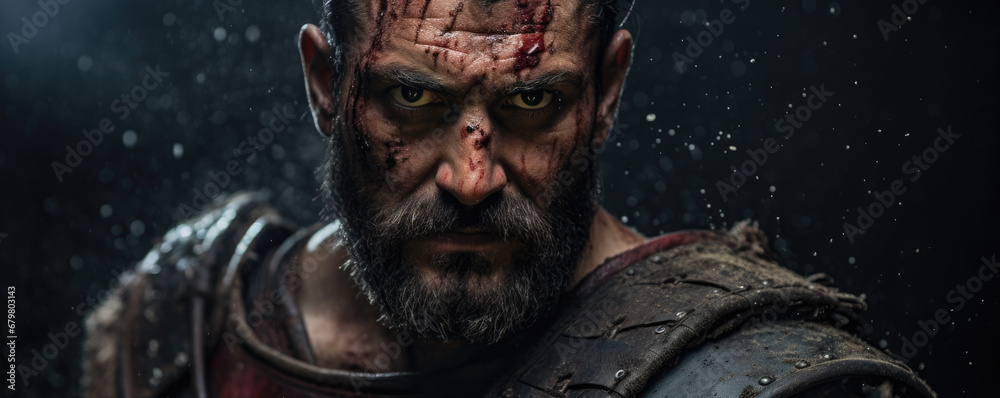 Portrait of a gladiator Portrait of a gladiator