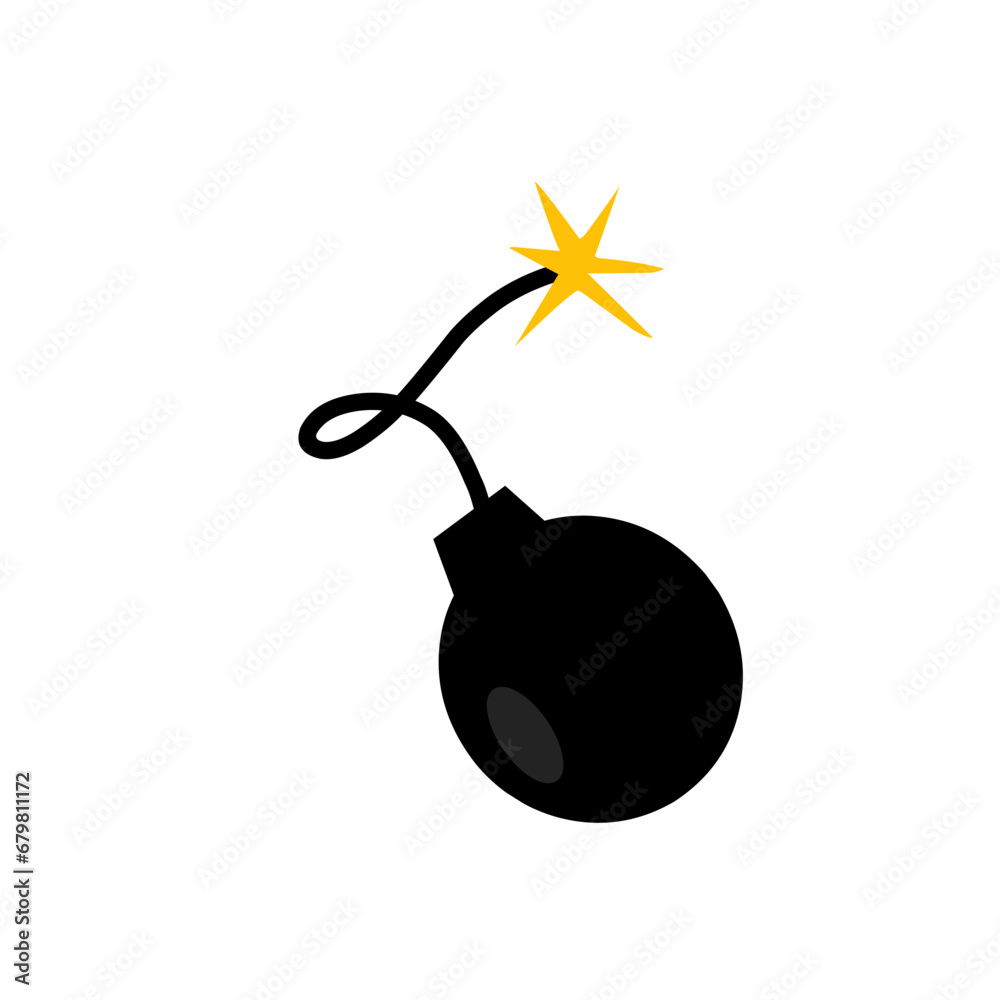 Bomb Vector Icon Bomb Vector Icon