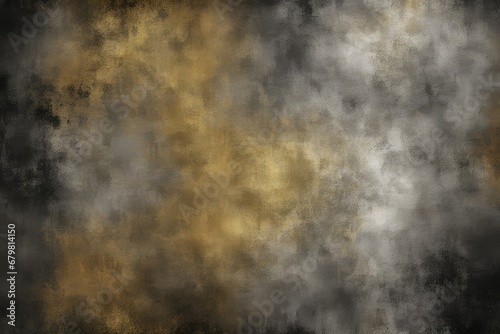 large grunge textures background with black gold and silver